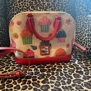 Dooney & Bourke Cupcakes Kiki satchel purse- like new!